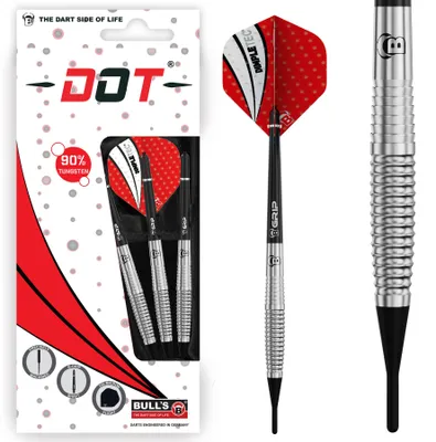 Produktbild von BULL'S Dot D1 90% Tungsten Soft Dart - 18g -- 1 Satz