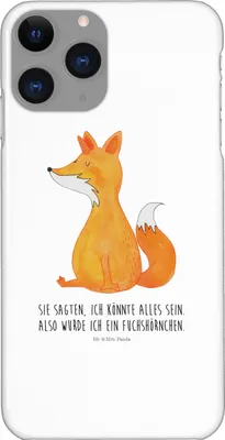 Produktbild von Mr. & Mrs. Panda Iphone 11 Pro Handyhülle Einhorn Fuchs - Weiß - Geschenk, Fuchshörnchen, Premium Kunststoff, Unicorn, Füchse, Unicorns, Handy Case, Einhörner