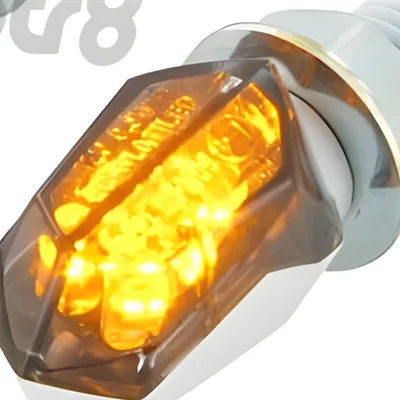 Obrázok produktu pre Indikátor STR8 Led Mini 2 Black Line biely tónovaný s cestnou homologáciou (EXIT)