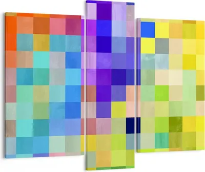 Produktbild von Bild auf Leinwand - Leinwandbild - Abstraktion modern - 95x80cm - Wand Bild - Wanddeko - Wandbilder - Leinwanddruck - Bilder - Kunstdruck - Wanddekoration - Leinwand bilder - Wandkunst - CB95x80-4009