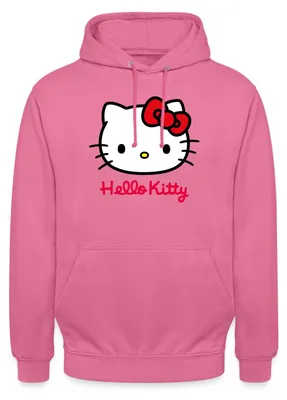 Produktbild von Spreadshirt Hello Kitty Klassisch Mit Schriftzug Uni Hoodie, XXL, Pink