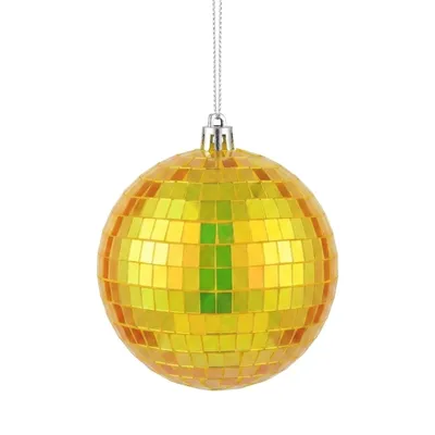 Produktbild von LED Disco-Kugel mit 10 Micro-LEDs, Ø 15 cm, Batteriebetrieben Spiegelkugel Partylicht Discokugel Lampe