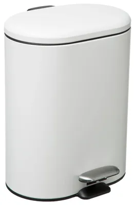 Obrázok produktu pre Kôš na odpadky SILIFLEX s pedálmi, 6 l, biely