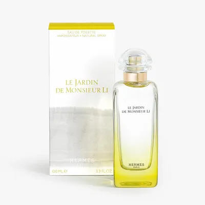 Produktbild von Hermes Le Jardin de Monsieur Li, Unisex, 100 ml, Nicht nachfüllbare Flasche, Spray, Alcohol, Parfum (Fragrance), Aqua (Water), Benzyl Salicylate, Limonene, Ethylhexyl..., 1 Stück(e)