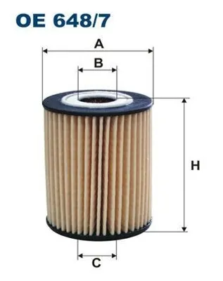 Zdjęcie produktu dla Filtr oleju FILTRON OE 648/7