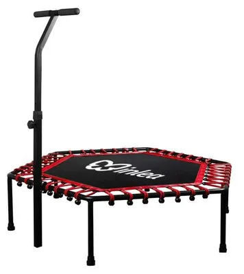 Obrázek produktu pro INLEA FITNESS Trampolína 130 cm s madlem – červená