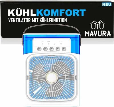 Immagine prodotto di KÜHLKOMFORT Mini condizionatore d'aria Condizionatore d'aria Ventilatore mobile Capacità 600ml