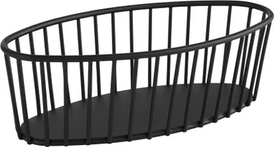 Produktbild von APS 30412 Korb URBAN, Metall, 21 x 10 cm, Höhe 7 cm, schwarz