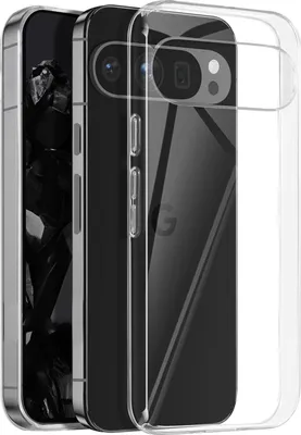 Immagine prodotto di Avizar, Google Pixel 9 e Google Pixel 9 Pro, custodia in silicone morbido sottile 1 mm, trasparente