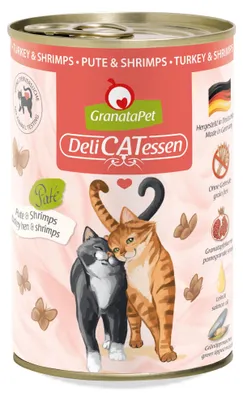 Productafbeelding van GranataPet DeliCatessen Kip & Garnalen, natvoer voor katten, kattenvoer