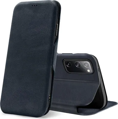 Produktbild von Conie Retro Klapp Tasche für Samsung Galaxy S20 FE Kartenfach Hülle Rundumschutz in Blau