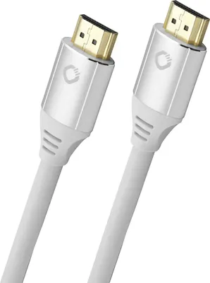 Zdjęcie produktu dla OEHLBACH D1C92497, 5 m, HDMI Typu A (Standard), HDMI Typu A (Standard), Kompatybilność 3D, 48 Gbit/s, Biały