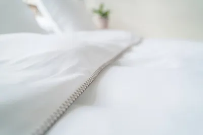 Produktbild von Kayori Satin-Bettwäsche Ryori Farbe Weiss Größe 135x200+80x80cm