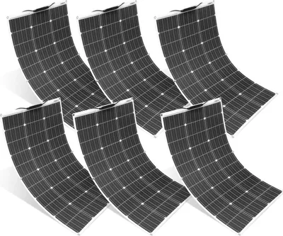 Produktbild von Flexibles Solarpanel, monokristallin, hohe Effizienz, 600w