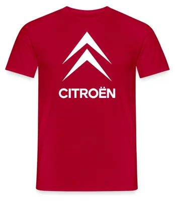 Produktbild von Spreadshirt Citroën Logo Männer T-Shirt, L, Rot