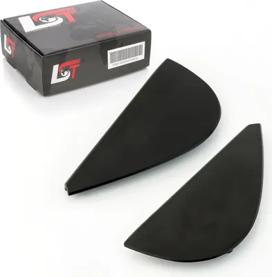 Produktbild von Abdeckungen Cover Dreieck Zierleisten Set Hintertür L / R für FORD FIESTA 4 IV