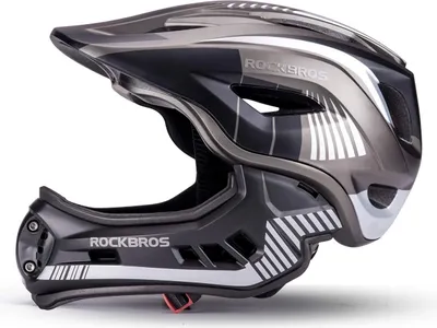 Produktbild von ROCKBROS Kinderhelm Fahrrad Kinder Schutzhelm Anti-Schweiß EPS/PC M(54-57CM)