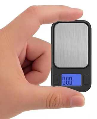 Obrázok produktu pre Presná váha – Mini váha – Presné váženie – Presnosť 0,001 gramu – Kapacita 200 gramov – Čierna
