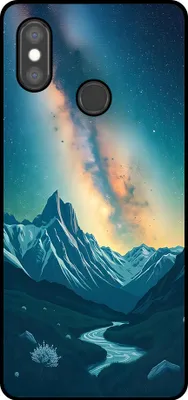 Obrázok produktu pre Smartphonica Puzdro na telefón vhodné pre Xiaomi Mi 8 SE s potlačou hviezdnej oblohy - TPU zadný kryt s vesmírnym a mliečnym dizajnom