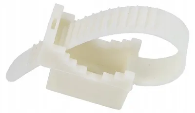 Produktbild von Weiße Streifenmontagehalterung UP-30 12.2 100 Stk. Elektro-Plast