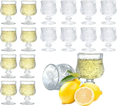 Image de Verres à schnaps de 50 ml, lot de 16, avec anse, pour les fêtes