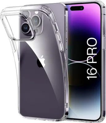 Immagine prodotto di Custodia per iPhone 16 PRO - Custodia trasparente per cellulare Custodia protettiva antigraffio ultra sottile Phonillico®