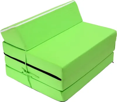 Produktbild von Best For Kids Kindersessel Apfelgrün Bettsessel Funktionssessel Jugend Kindermatratze zum schlafen und Spielen 3 in 1 70x200