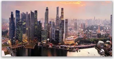 Produktbild von Tulup Leinwand-Bilder 140x70 Wandbild Canvas Kunstdruck Stadt Gebäude