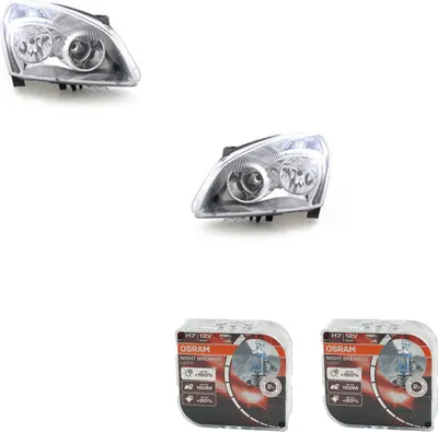 Produktbild von Johns, Scheinwerfer + Osram Night Breaker Laser passend für Nissan Qashqai J10 07-10 L R 26060JD900 26060JD95A 26060JD90A 26060JD90B 26010JD900 26010J
