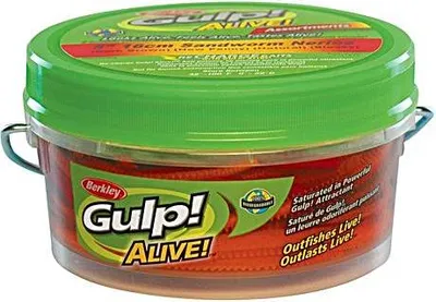 Produktbild von Berkley Gulp! Alive! Saltwater Sandworm - Gummiwurm, Farbe:Bloody
