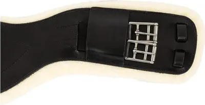 Image de Anky Ats22001 Sangles de dressage anatomiques en fourrure synthétique Noir 60 cm Noir 60 cm
