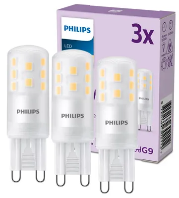Produktbild von Philips Brenner 40 W G9 G9 x3, 3,7 W, 40 W, G9, 470 lm, 15000 h, Warmweiß