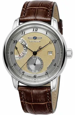 Produktbild von Zeppelin Herren Armbanduhr 85905 Quarz 46 mm Gehäuse 24-Stunden-Anzeige 5 ATM wasserdicht