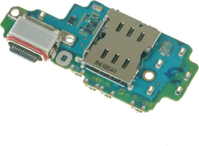 Produktbild von Ladebuchse Mikrofon für Samsung Galaxy S24 Ultra - Platine Ladeanschluss Sim-Kartenleser