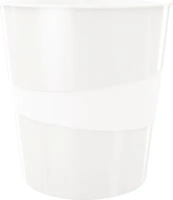 Produktbild von Leitz WOW Waste Bin Kunststoff Weiß
