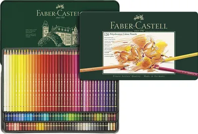 Obrázok produktu pre FABER-CASTELL farebné ceruzky POLYCHROMOS 120 kovové puzdro