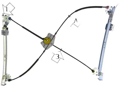 Immagine prodotto di VALEO 852589 Alzacristalli elettrico anteriore destro per VW New Beetle Cabrio (1Y7)