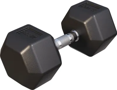 Produktbild von GORILLA SPORTS® Hexagon Kurzhanteln - 22,5kg Gewichte, Gusseisen Gummiert, Rutschsicher, Griff Gerändelt, Verchromt, Schwarz - Sechseckige Hanteln, Dumbbell, Krafttraining, Fitness