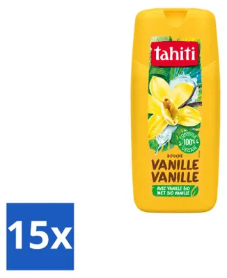 Produktbild von 15 x Tahiti Douchegel Vanille - 300 ml - Vorteilspackung - 15 Stücke