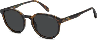 Image de Lunettes de soleil pour homme Polaroid PLD 4195/S DARK HAVANA/GREY POLARIZED 51/21/145