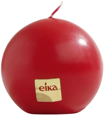 Produktbild von Kugelkerze rot Ø 70 mm, 10 St.