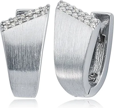 Produktbild von Balia Creolen 0,9cm Silber 925 weiß, silber Damen Schmuck BAO0042SW