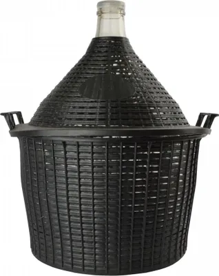 Obrázek produktu pro Skleněný kuličkový kád 25 l s košem a plastovou zátkou