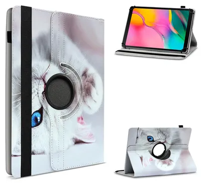 Produktbild von Tablet Tasche für Samsung Galaxy Tab A 10.1 2019 Hülle Schutzhülle 360° DrehbarFarben:Motiv 4