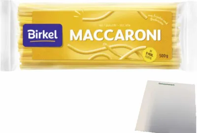 Produktbild von Birkel No 1 Maccaroni (500g Packung) + usy Block