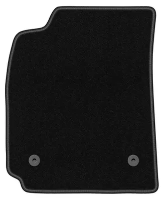 Image de Tapis conducteur en moquette pour Audi A4 B5 FL 1999-2001 (berline/break) – 1 pièce, noir, sur mesure – Wielganizator BASIC