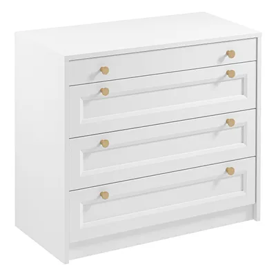 Produktbild von AX LIVING Kommode mit Spiegel Raiane K4S Schminktisch mit Lichtern 90