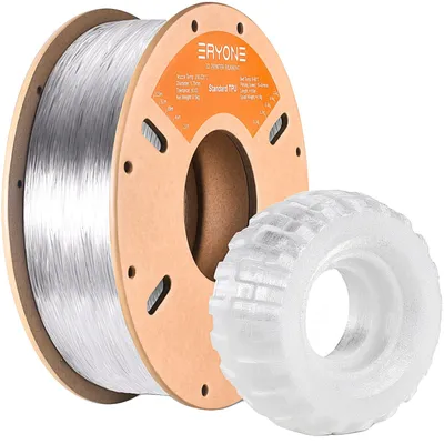 Produktbild von TPU-Filament, 1,75 mm Durchmesser, flexibles und langlebiges Material, Klar 2.5kg