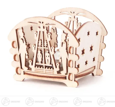 Immagine prodotto di Portacandele a forma di piramide. Dimensioni: 7 cm x 6 cm x 7 cm. NUOVO