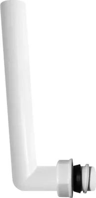 Produktbild von TG-Kunststoffe Überlaufrohr 170 x 69 mm mit Verschraubung / Überlaufverbindung